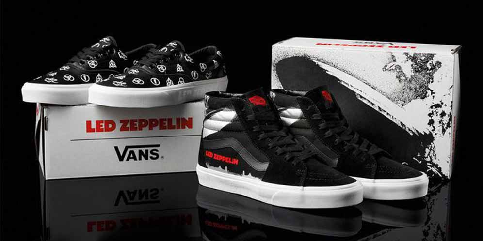 Fans Led Zeppelin! Vans Punya Sneakers Edisi Khusus Nih